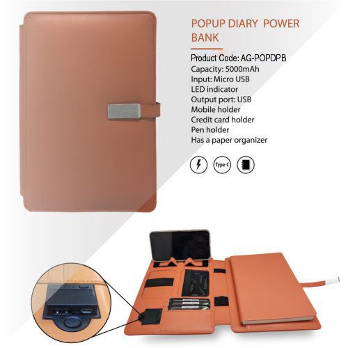 Pop Up Diary Power Bank AGPB 01